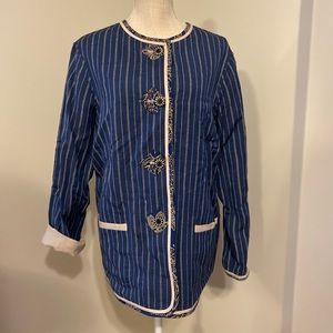 Koos of Course! Reversible Linen Rayon Jacket